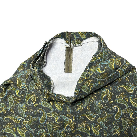 Vintage Denim Paisley Pattern Skirt - Picture 3 of 12